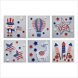 4th of July Gel Cling