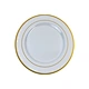 Gold Foil Platics Tableware 10.5" Plate