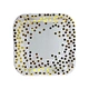 Gold Foil Dot Disposable Tableware Paper Plates