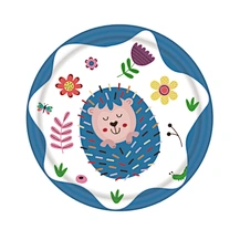 Hedgehog - Disposable Tableware 7IN Round Plates