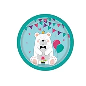 Bear - Disposable Tableware 7IN Round Plates