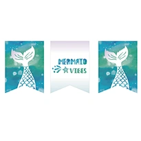 Mermaid - Paper Banner