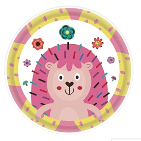 Hedgehog - Disposable Tableware 9IN Round Plates