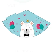 Bear - Party Hats