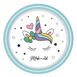 Unicorn - Disposable Tableware 9IN  Round  Plates