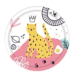 Leopard - Disposable Tableware 9IN Round Plates