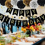 happy birthday party banner
