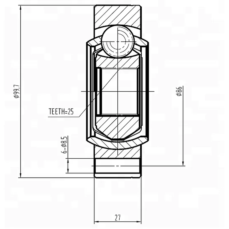 Autoparts High Quality VL Ball Plunging Joint For AUDI Front Rear