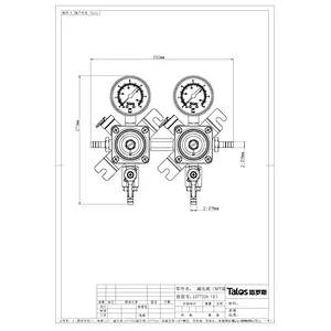 Talos Secondary Gas Regulator 2-product Secondary CO2 Beer Regulator