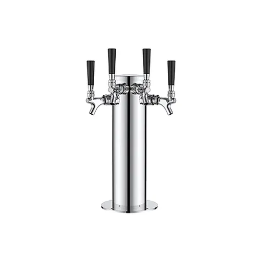 TALOS Beer Keg Tower Triple Chrome Tower Stainless Steel Draft Beer Tower