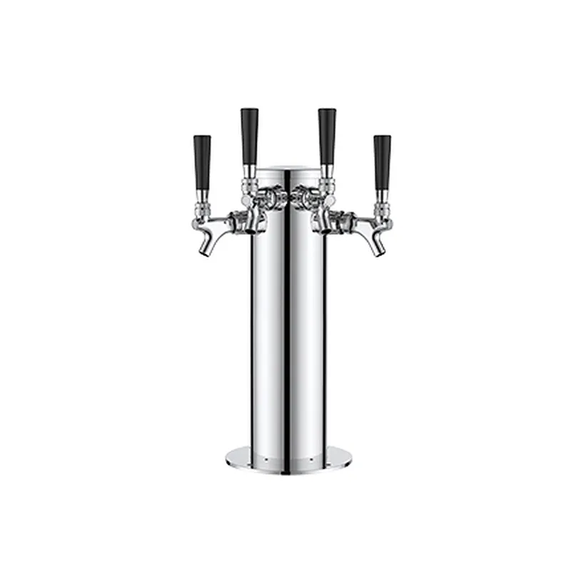 TALOS Beer Keg Tower Triple Chrome Tower Stainless Steel Draft Beer Tower