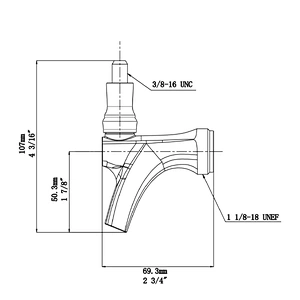 Talos new American beer faucet  nature colour
