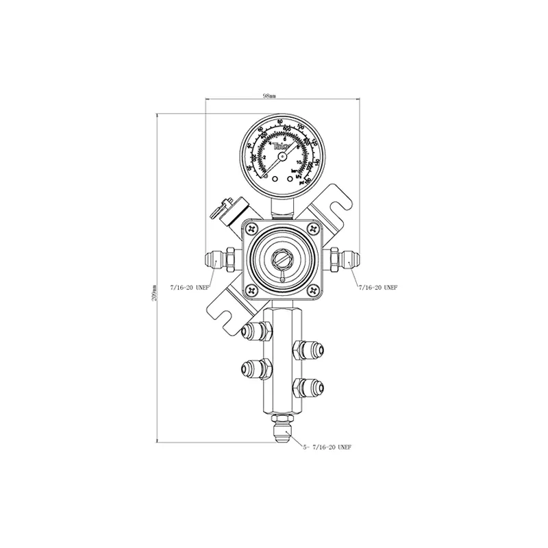 TALOS Beer Dispensing Equipment Secondary Cola Regulator