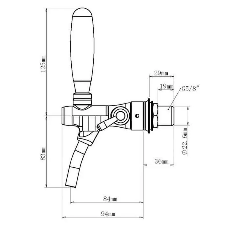 TALOS Standard tap chrome plating