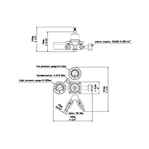 TALOS 2-way Premium CO2 Gas Regulator