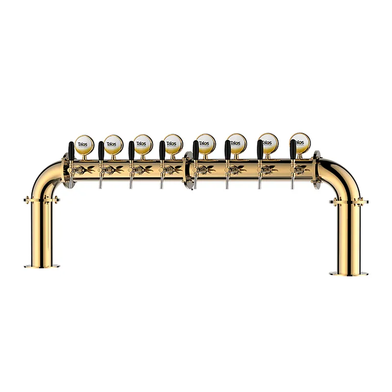 TALOS U Tower Stainless Steel 8 Tap Tower 102mm Beer Dispensing Equipment Draft Beer Tower (PVD)