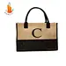 reusable jute shopping bag
