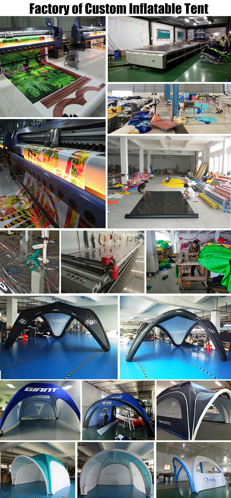 factory of inflatable cube tent