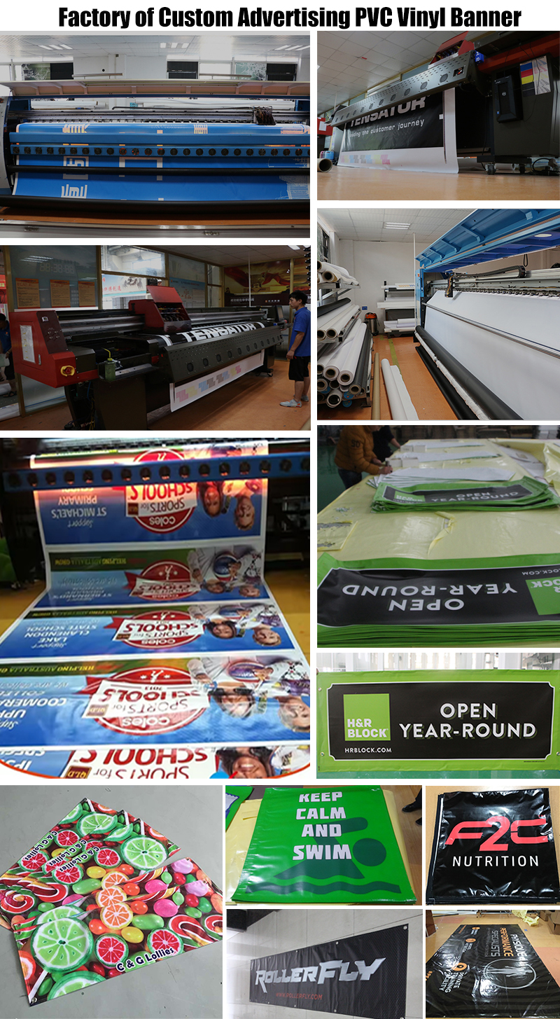 Factory of outdoor promotional banners