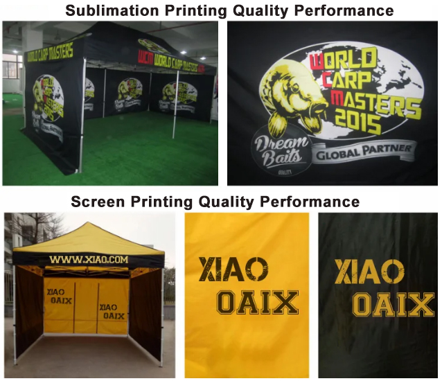 printing of pop up event tents