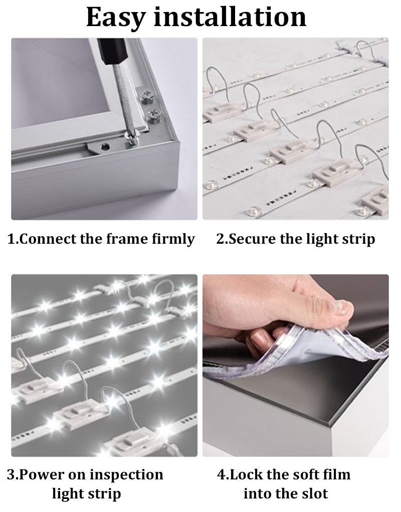 Soft Film Light Box install