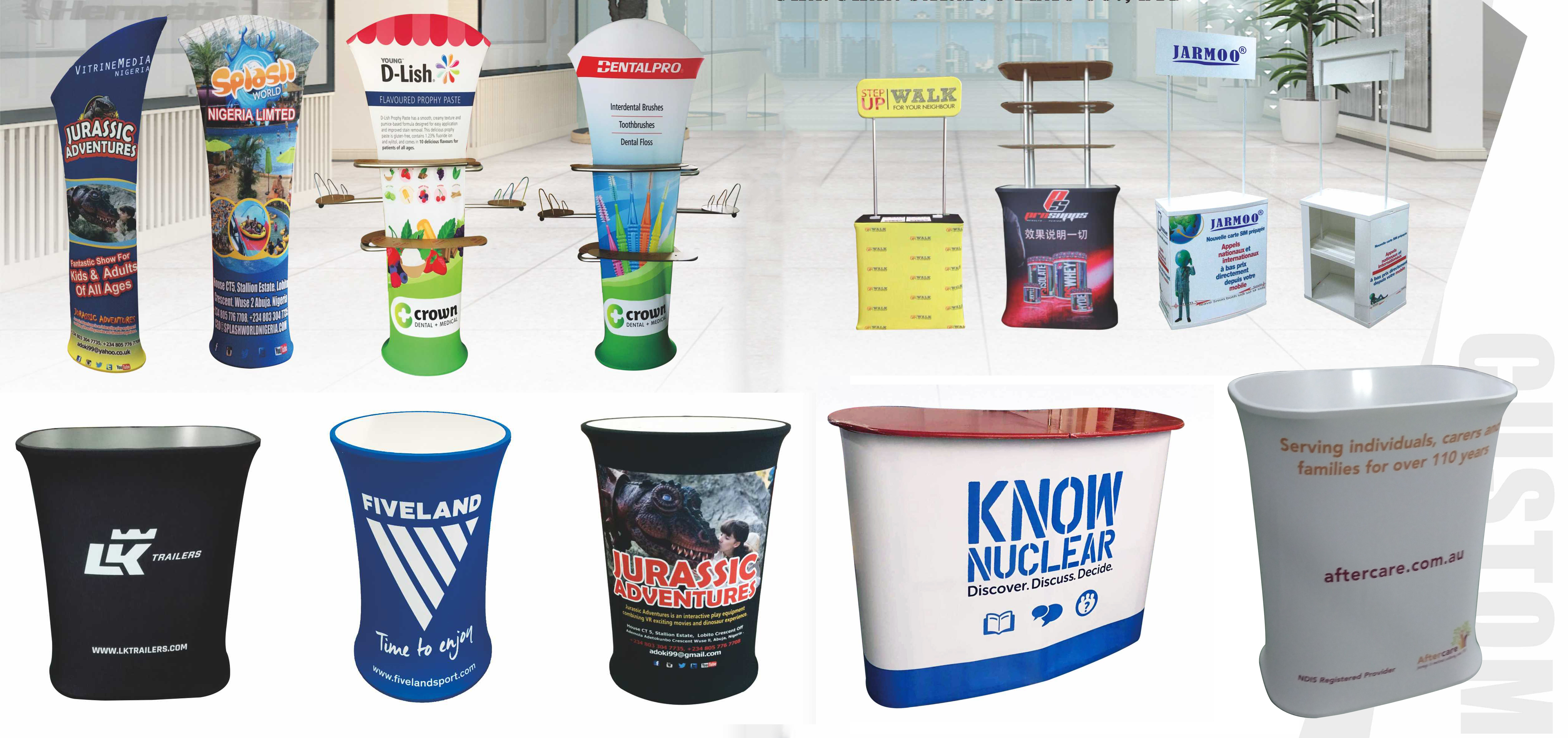 custom trade show counters manufacturer