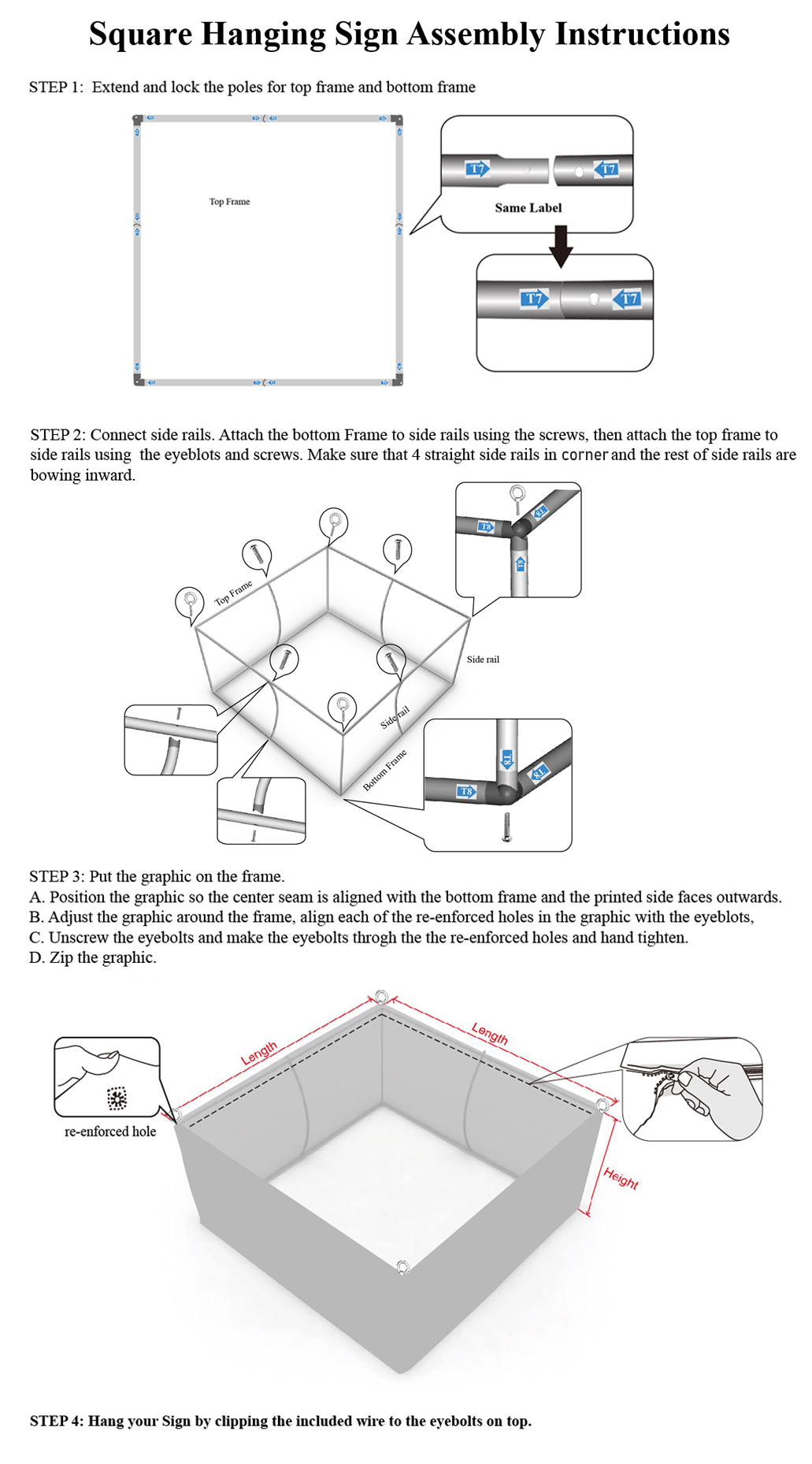 Installation Method for Square Ceiling