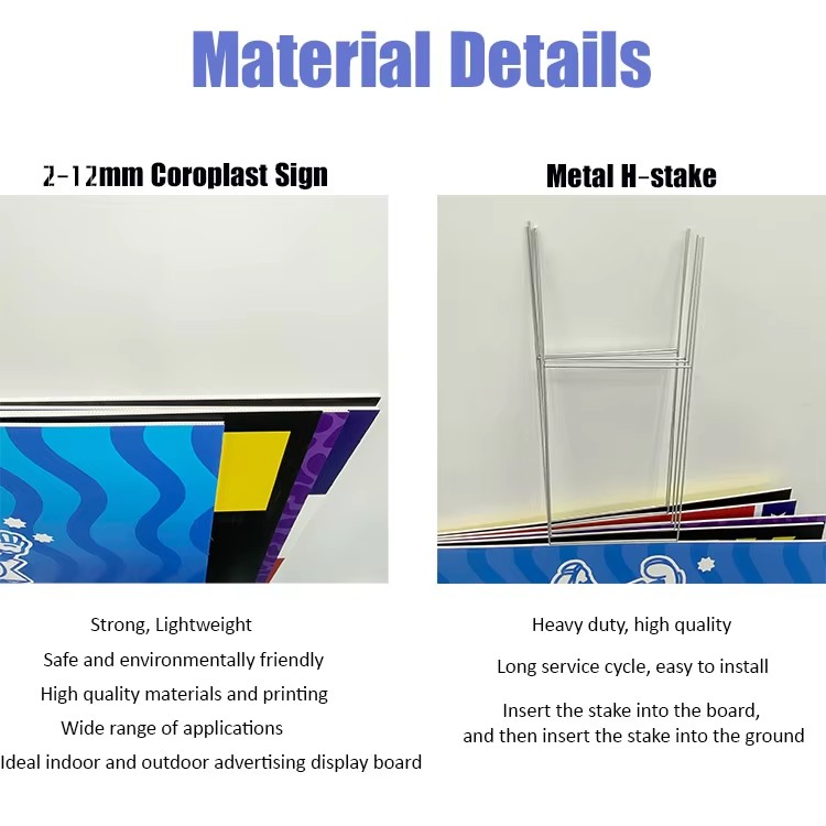 material of coroplast sign