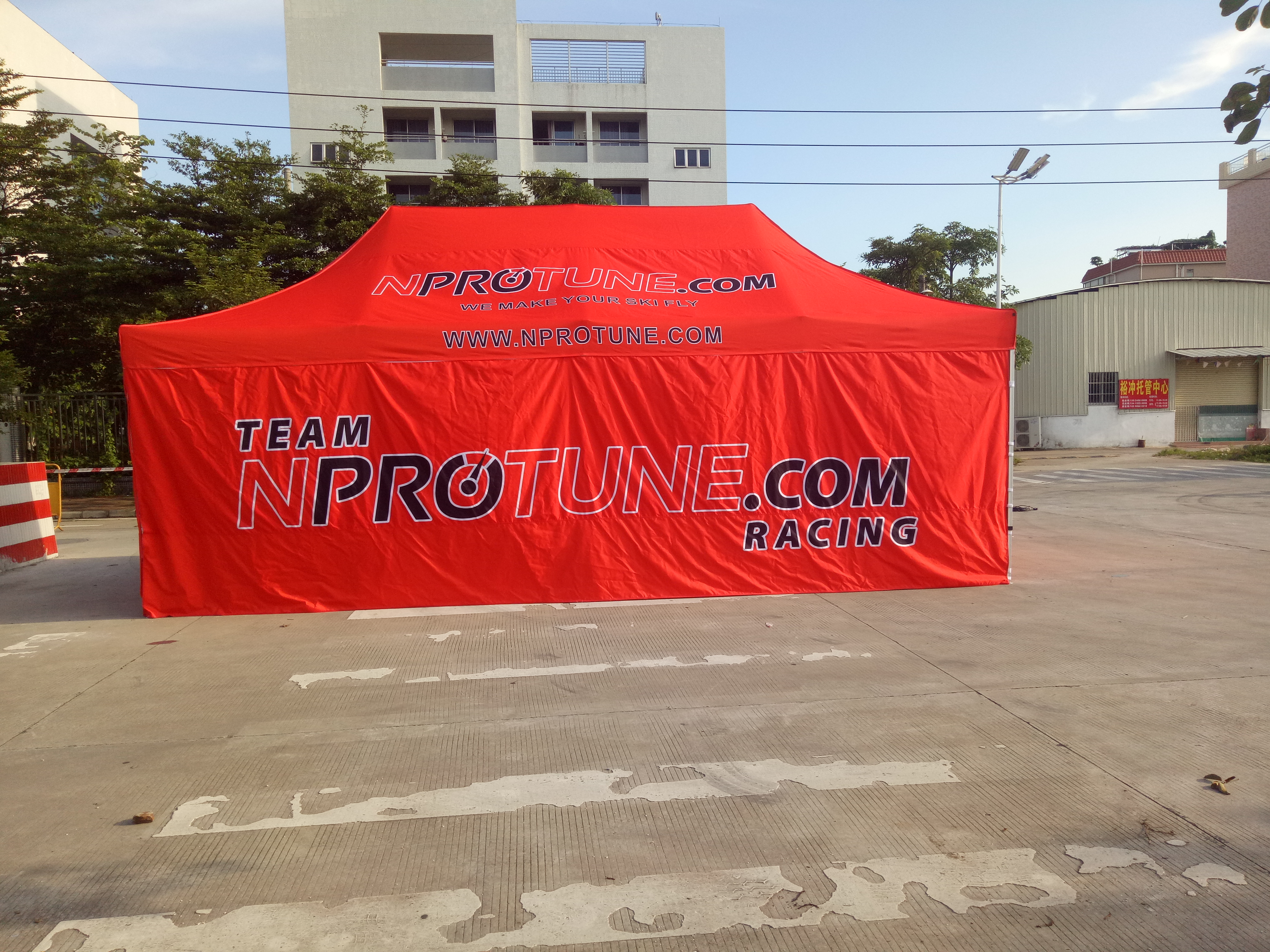 Advertising tents