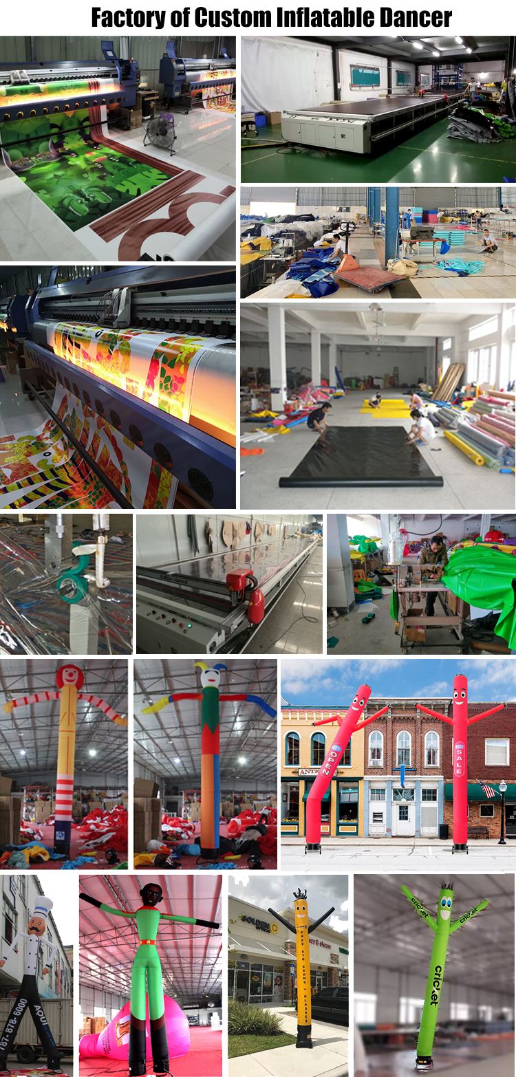 factory of inflatable dancing guy