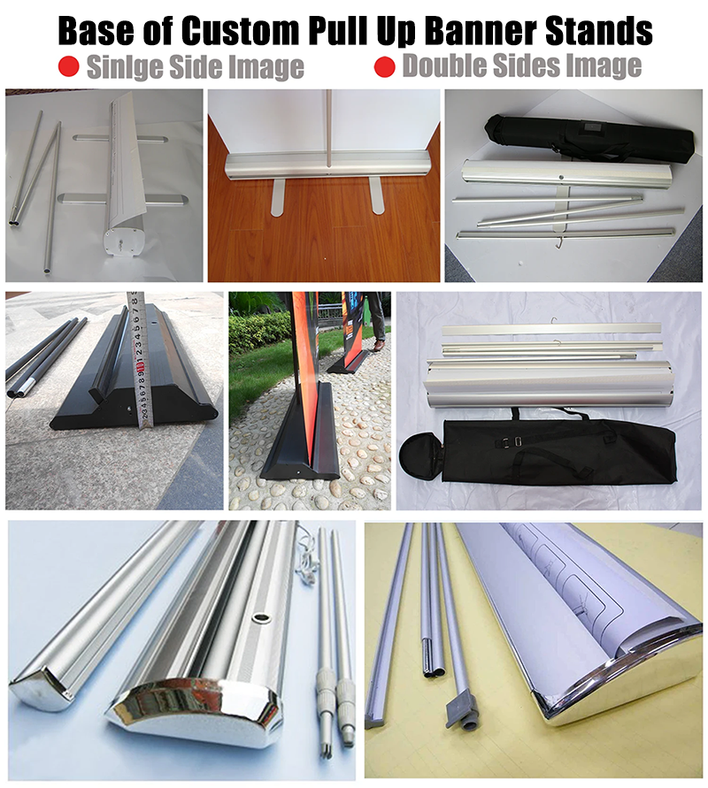 base of personalized retractable banners