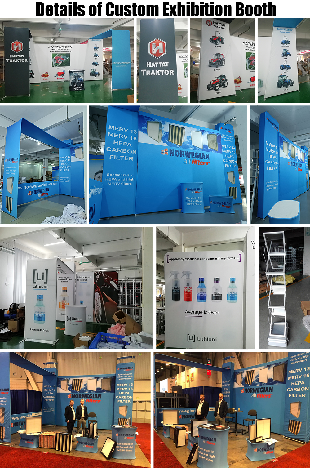 Details of Custom Exhibition Booth