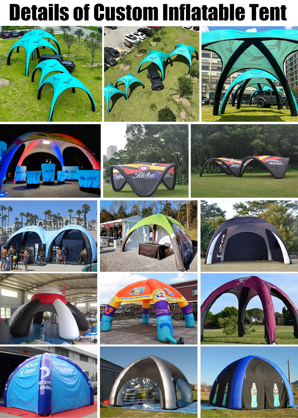 details of commercial tent