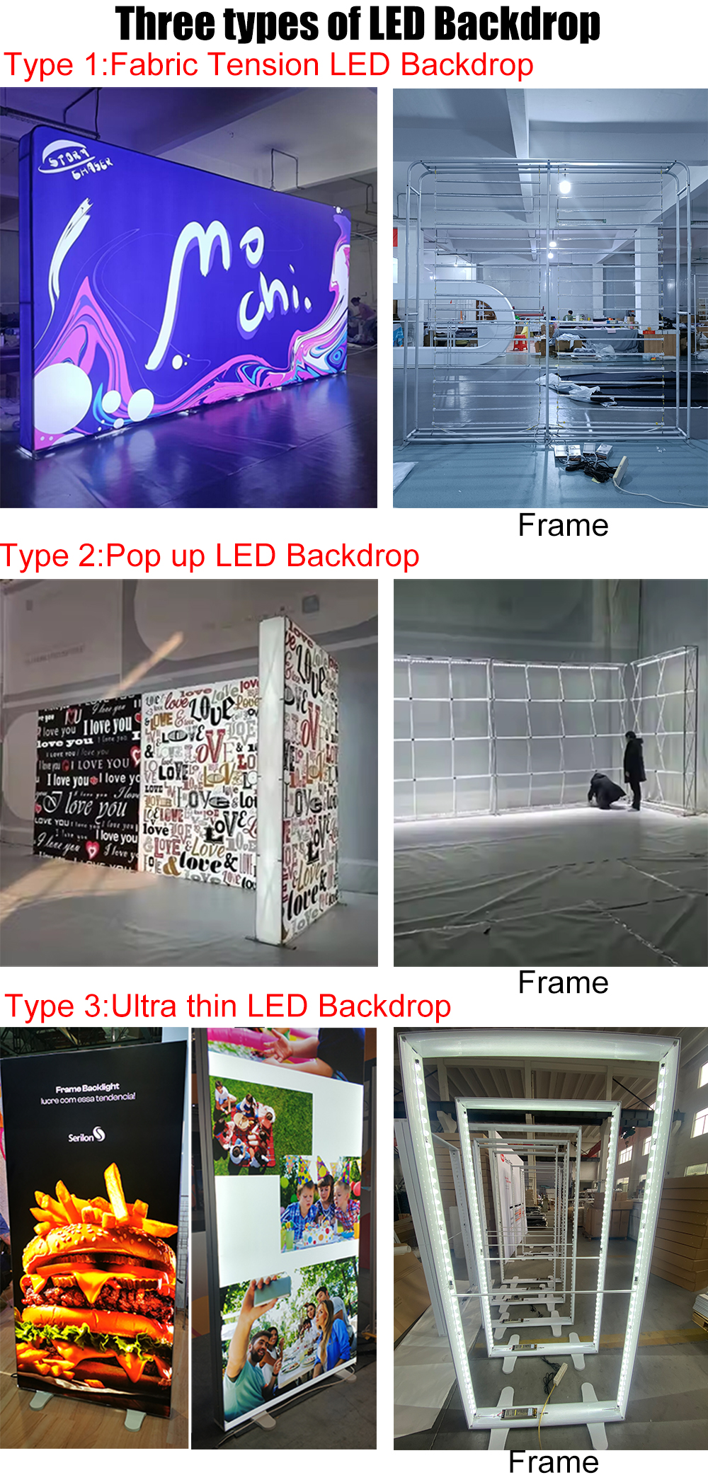 types of personalized light box