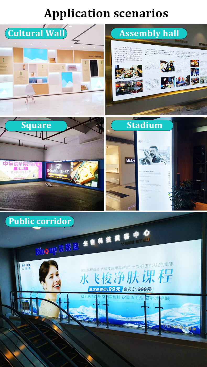 application of Wall Light Box