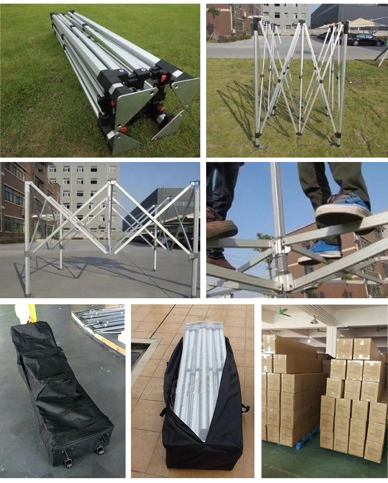packing of pop up tents