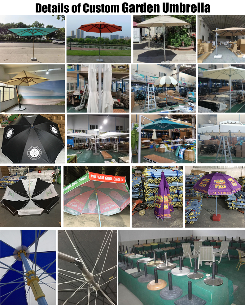 details of Custom Garden Umbrella