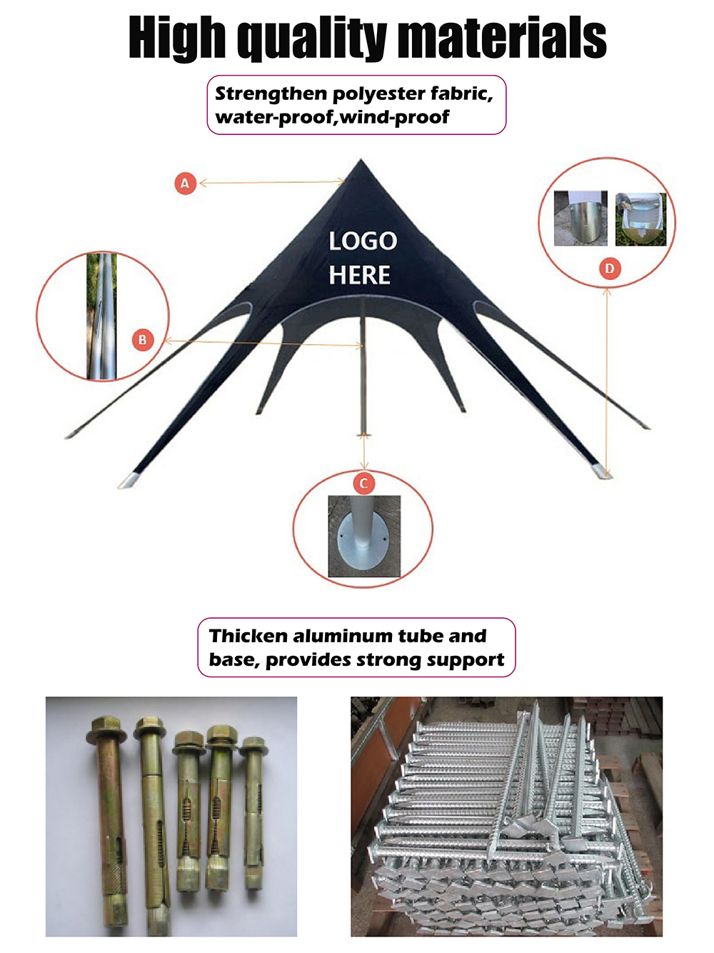 materials of Star Tent