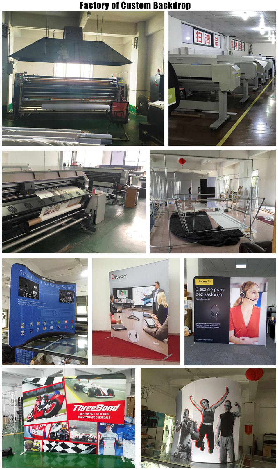 factory of portable backdrop stand
