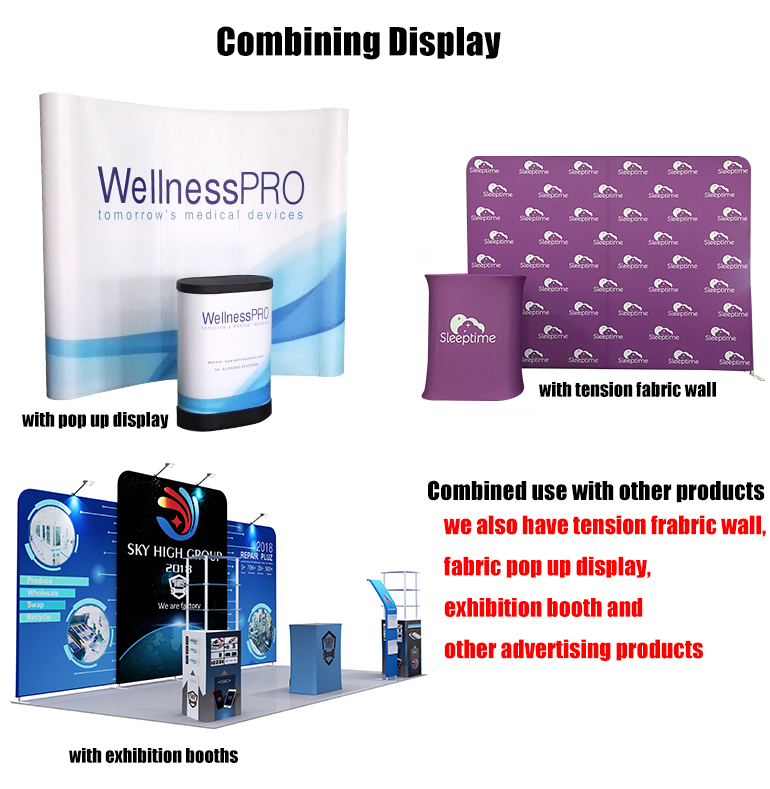 Combining Display for Custom Exhibition Counter