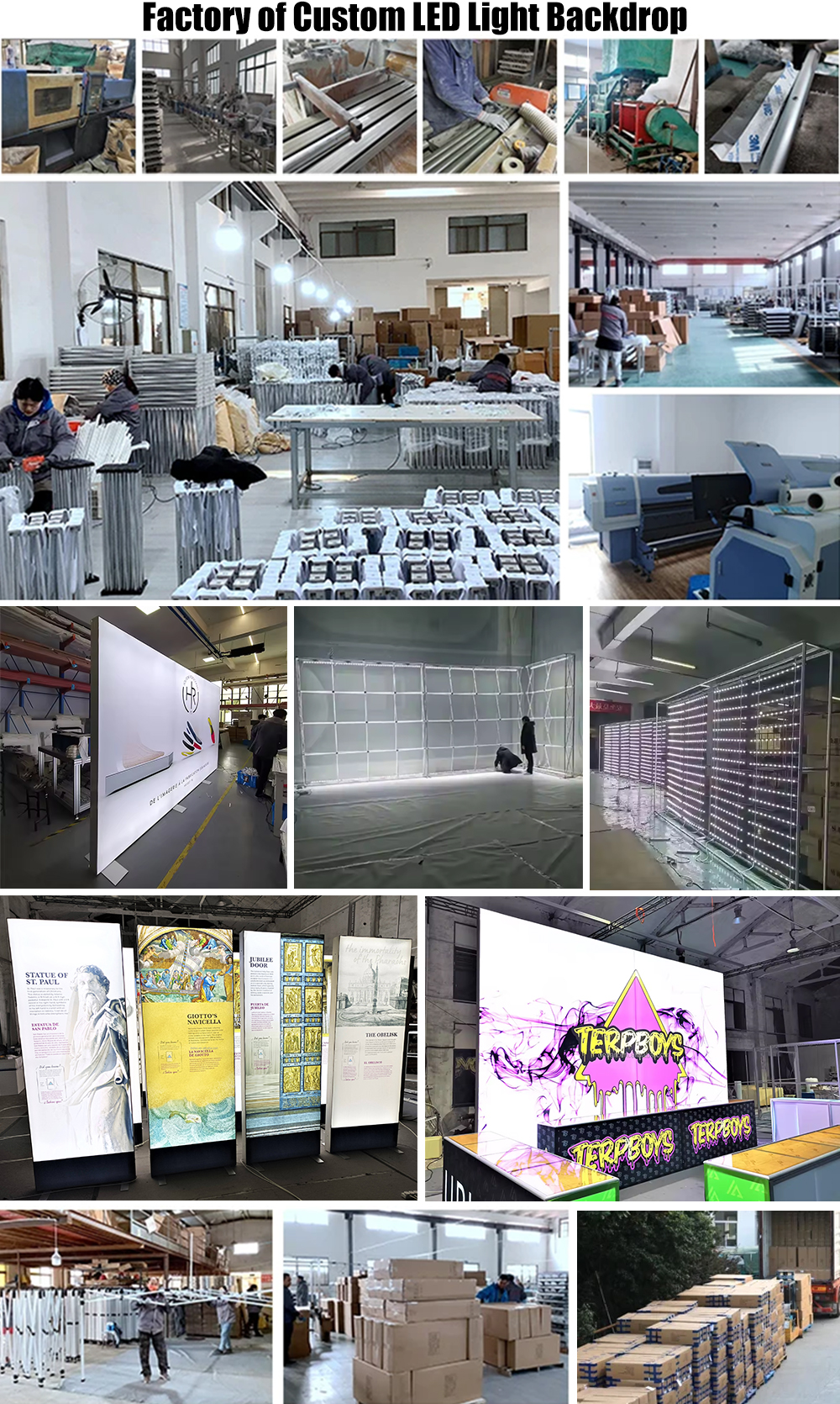 factory of personalized light box