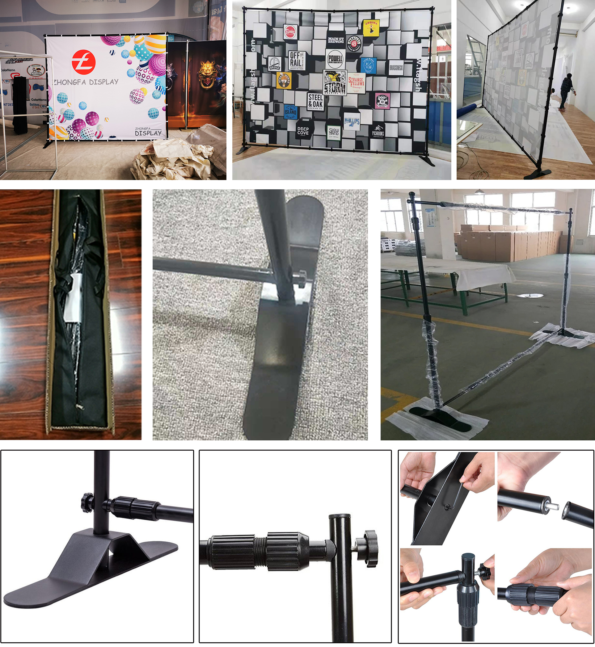 Details of Advertising Telescopic Banner