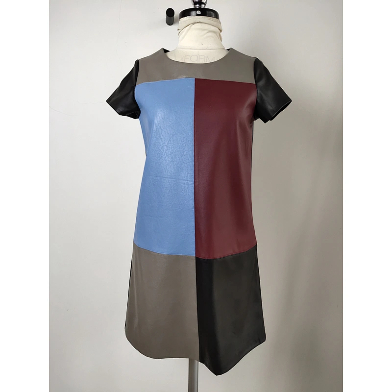 Latest Fashion Design Casual PU Blouse Women