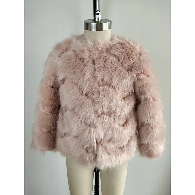 Ladies Printed fur Bomber Jackets