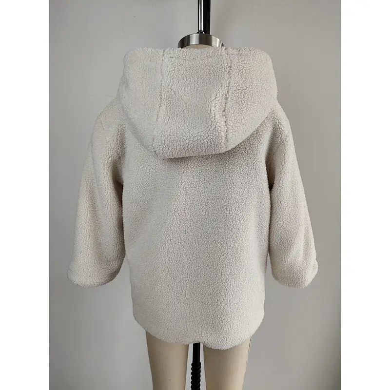 Cheap girl faux fur Jacket
