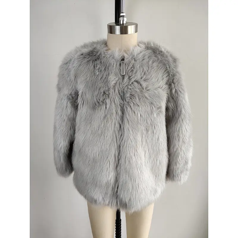 Sweet baby girls fur coat