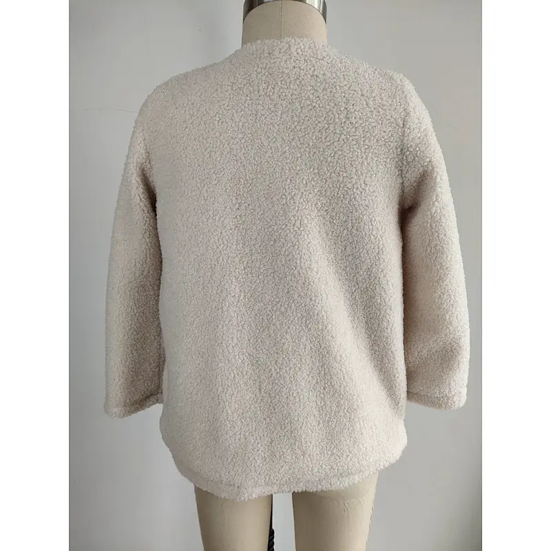 FTY supplier girls faux fur jacket