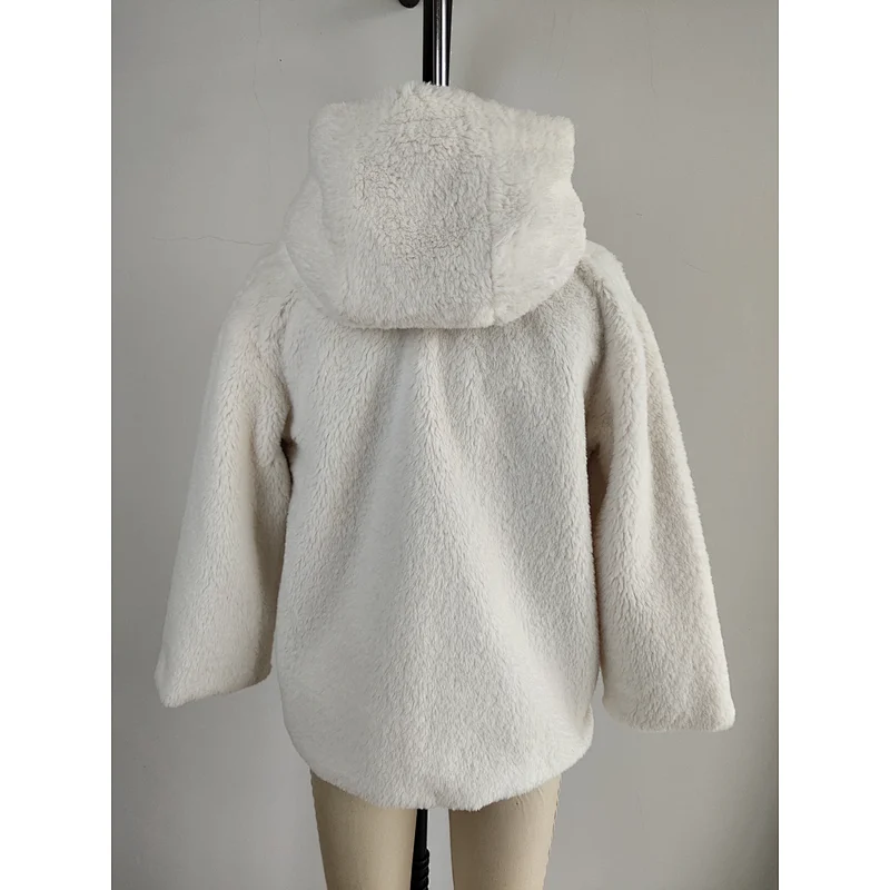 Custom made baby girls fur jacket
