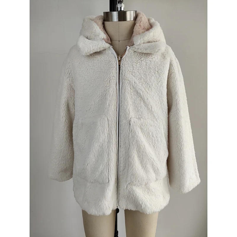 Custom made baby girls fur jacket