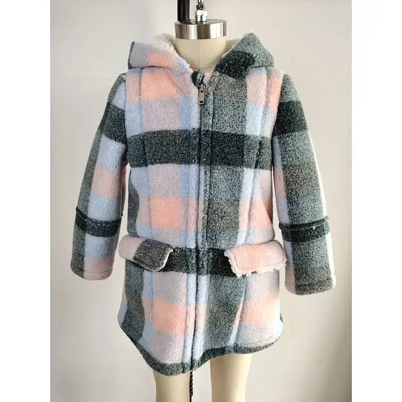 China OEM unique design girls winter coat